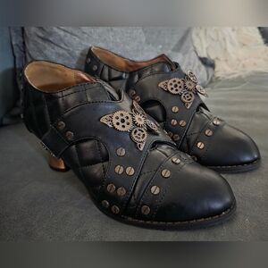 Hades Footwear Icon Steampunk Heels